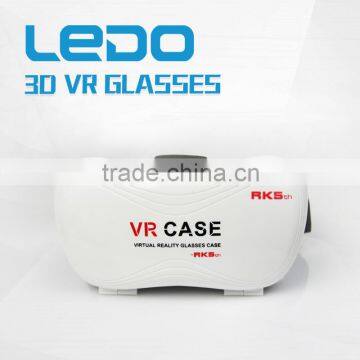 2016 new vr case VR BOX II 2.0 3D Glasses VR Virtual Reality vr headset dropship +Bluetooth Controller