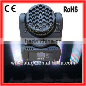 36PCS CREE 3W RGBW beam moving church stage lighting (WLEDM-09-1)