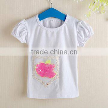 wholesale 100% cotton fashionable soft fabric baby clothing design baby tops