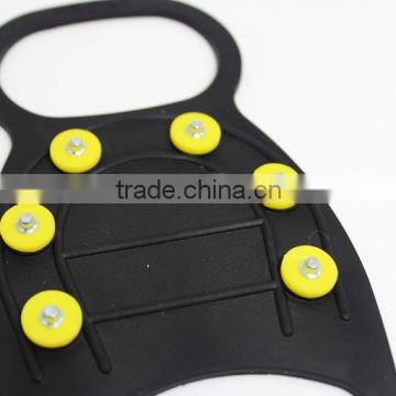 Good Quality 6 SPIKES Anti-slip Silicone snow rubber shoe cover