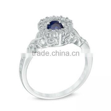 Handmade Silver Rings Jewellery for Women With Dancing Stone photo-2