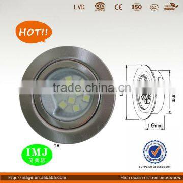 round iron surface elegant under cabinet kitchen led light