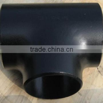 Hot sale astm a234 carbon steel equal tee SCH 10s-120