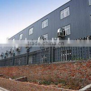 Q345B steel structure warehouse with steel frame