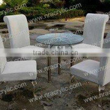 acrylic chairs set