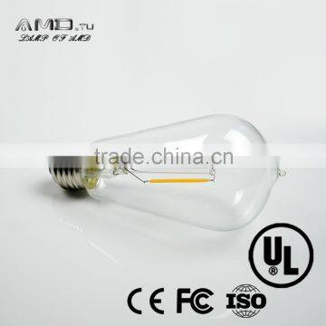 Clear Chinese Vintage Retro ST64 E26E27 Energy Saving Chandelier 1w 2w Edison Led Lights Led Bulb photo-4