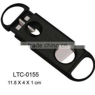 2 in 1 Hot sale Plastic Cigar lighter cutter