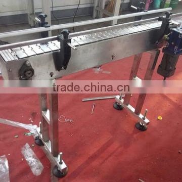 factory price bottles and drink tabletop stainelss chain conveyor