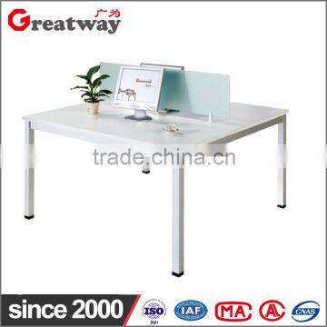 Study table base for two in steel