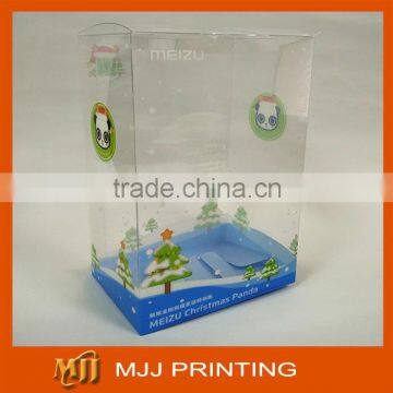 PVC box for Christmas gift packaging plastic gift packaging