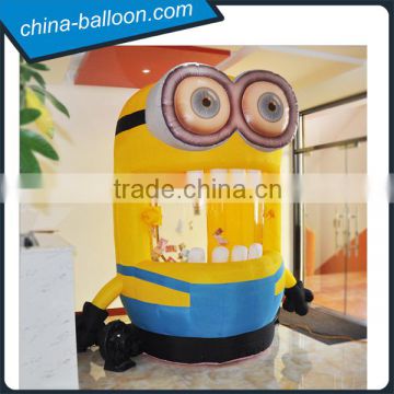 Inflatable Minion Money Booth, Cash Grabber Booth Hot Sale