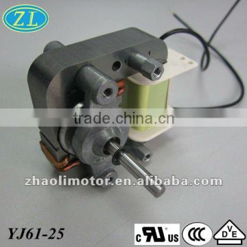 Asychronous motor Small electric motors High torque low rpm electric motor Shaded Pole Motor YJ62-14: VDE/UL/CE/CUL/CCC