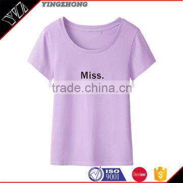 Custom T Shirt Design,T Shirt Printing Women Gift Printed T-Shirt Wholesale In China