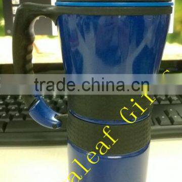 160Z Double Wall Stainless Steel Travel Mug With a Clip on Handle photo-3