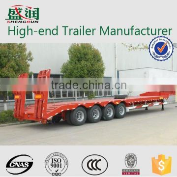 2 axles heavy duty machinery transport low bed semi trailer (axle or size optional)