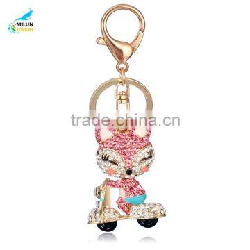 2016 Newest design fox skateboard key chain wholesale