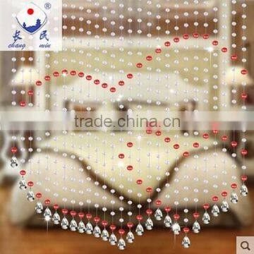 Heart Shape Crystal Bead Curtain For Room Deliver