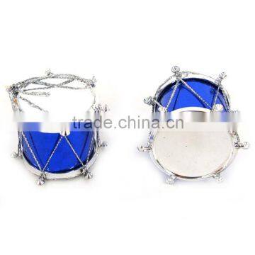 YA Christmas Tree Ornaments Laser Sticker Mini Plastic Drum Bling Bling Hanger Decorations Festival Party Decorative Pendants photo-5