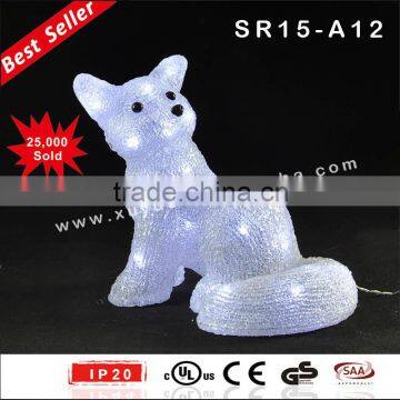 LED fox Christmas outdoor decoration