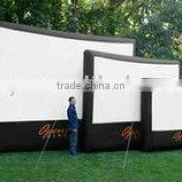 Attracting outdoor inflatable movie screen, air screen