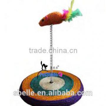 Colorful Small Cat Toy Cat Scratcher photo-2