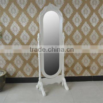 wholesale vintage furniture white standing mirror decoratives for dressing