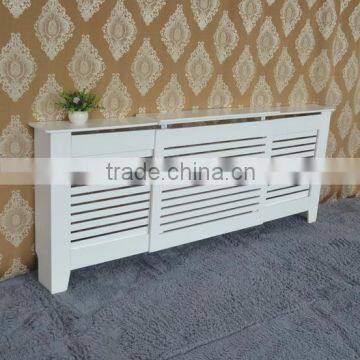 MDF Radiator Cover Hot Sale White Paint Adjustable Chic Design Home Furniture photo-2