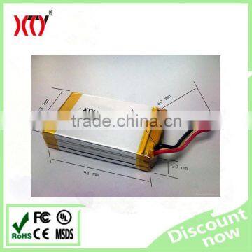 High capacity 3.7V 4000mAh Rechargeable Lithium Polymer Battery Cell PL705590