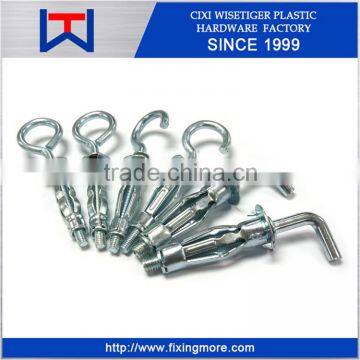 Eye Bolt /Hook Bolt carbon steel hollow wall expandable anchor