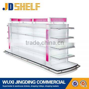 decorative led glass shelf units