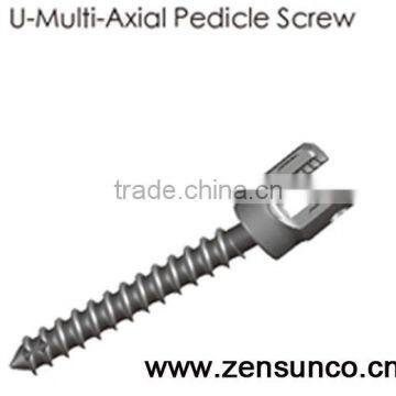 U spine 5.5 series U multi axial pedicle screw titanium screw