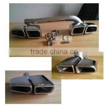 NEW!!muffler tips for BENZ C-CLASS W204 with AM logo and E63 look 07~ AMG style