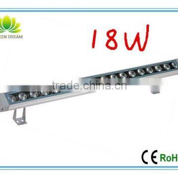 Hot sale 1000mm 18w outdoor rgb led wall washer with ce rohs approved