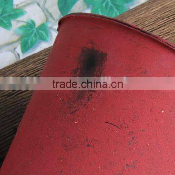 Antique Series Round Metal Flowerpots Stand Wholesales photo-6