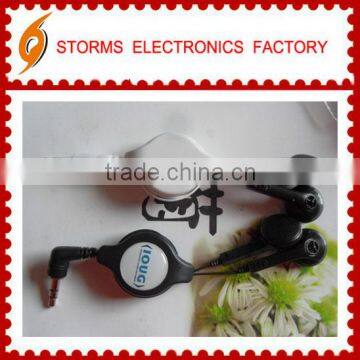 headphone retractable with mic as present wholesale China