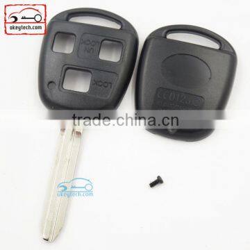 High Quatity Toyota Remote Key Shell 2 Button Car Key Toyota With Toy 43 Blank With Silver Logo Romote Key Shell photo-2