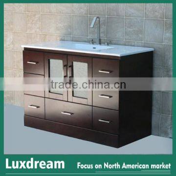 Ceramic sink bathroom funiture cabinet made in China