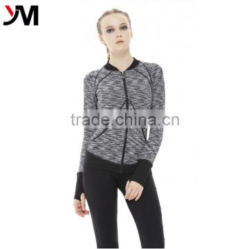 Latest Design Custom Women Sexy Durable Sports Yoga Jacket