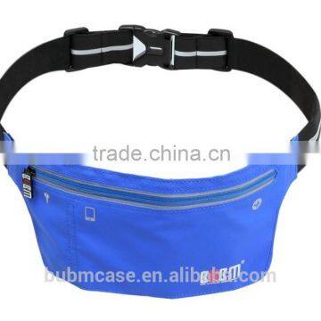 Blue HOT Fashionable BUBM Outdoor Sport Waist Bag Shenzhen Resilient Wholesale Waterproof and Breathable Running Waist Bags