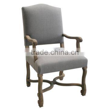 New fashion hand carved wood armchair wood high chair