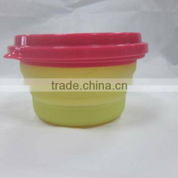 Shaped Collapsible Silicone Bowls , Microwave Safe Silicone Bowls