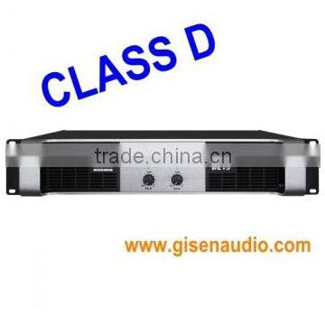 class D power amplifier D215 (2x1500w amplifier)