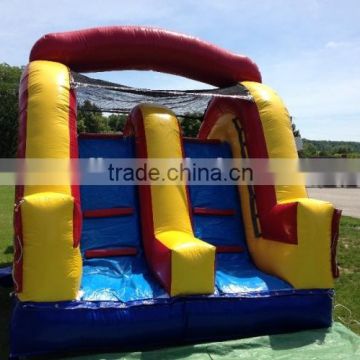 Inflatable dual slide for sale, giant inflatable slides dry slides,slide and slip for sale