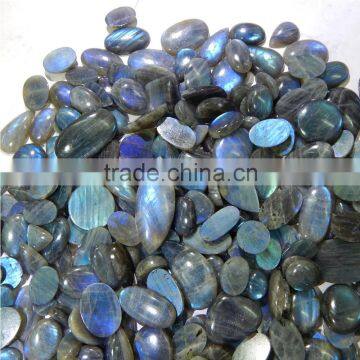 BEAUTIFUL NICE BLUE FIRE LABRADORITE GOOD COLOR & GOOD QUALITY LOT