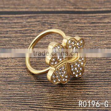 factory price stainless steel ring saudi arabia gold heart dimonds wedding ring