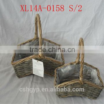 Attractive wooden basket