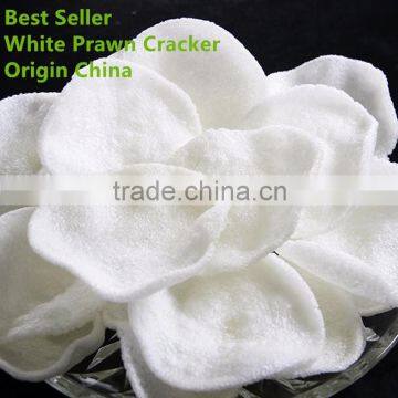 Light Deep-fried Seafood Snacks of White Prawn Crackers Made From Fresh Premium Prawn Extract photo-2