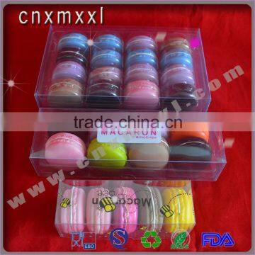 exlcusive macaron clear plastic box