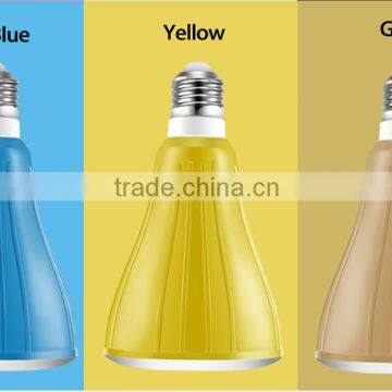 NEW Wireless IR Remote RGBW Bluetooth Control Music Audio Speaker LED Color Bulb Light Lamp White E27 photo-4