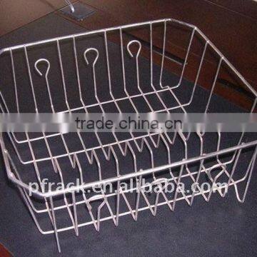 Wire kitchen sink basket